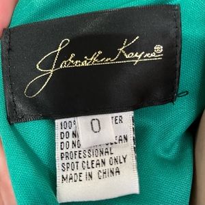 Emerald green prom dress, size 0.